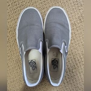 Gray Vans women's size 8.5 or Mens size 7